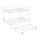 preview thumbnail 9 of 25, Full XL Over Queen Metal Bunk Bed with Trundle