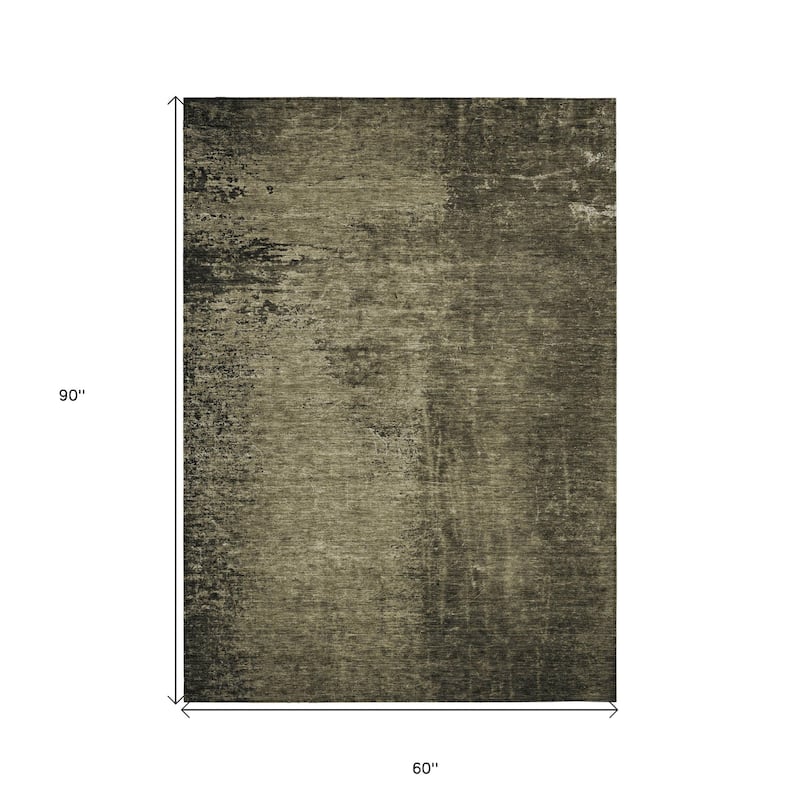 Alrim Artistic Abstract Weather Resistant Classic Meets Modern Outdoor Rug