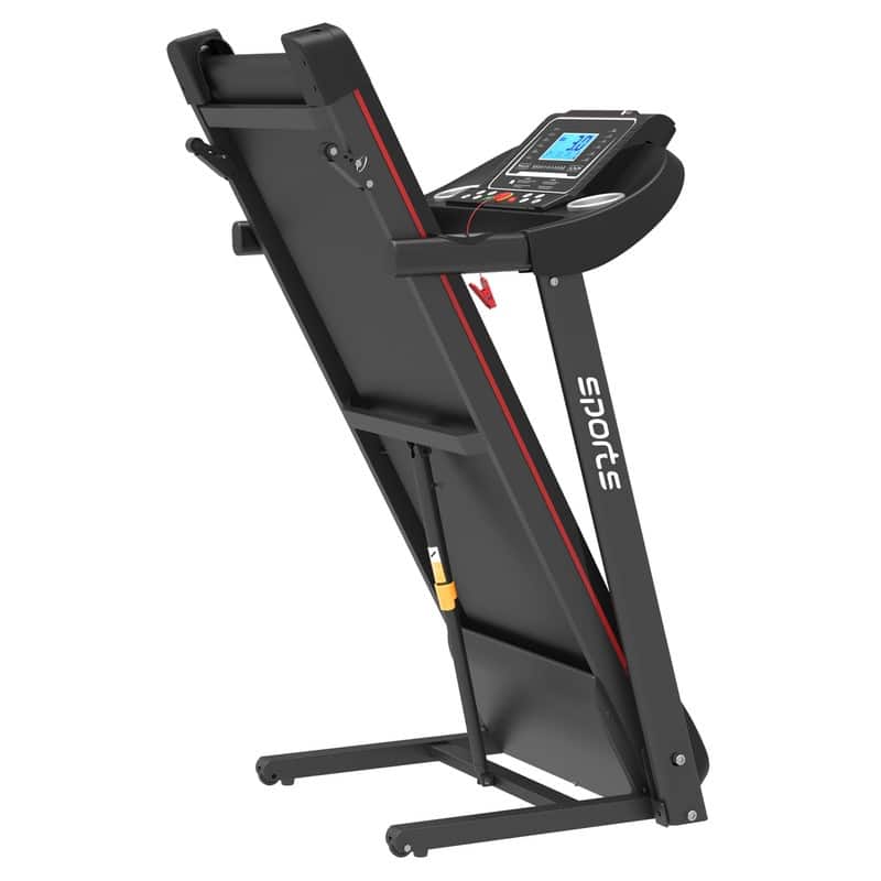 Home Foldable Treadmill with Incline,5" LCD Screen 250 LB Capacity,MP3