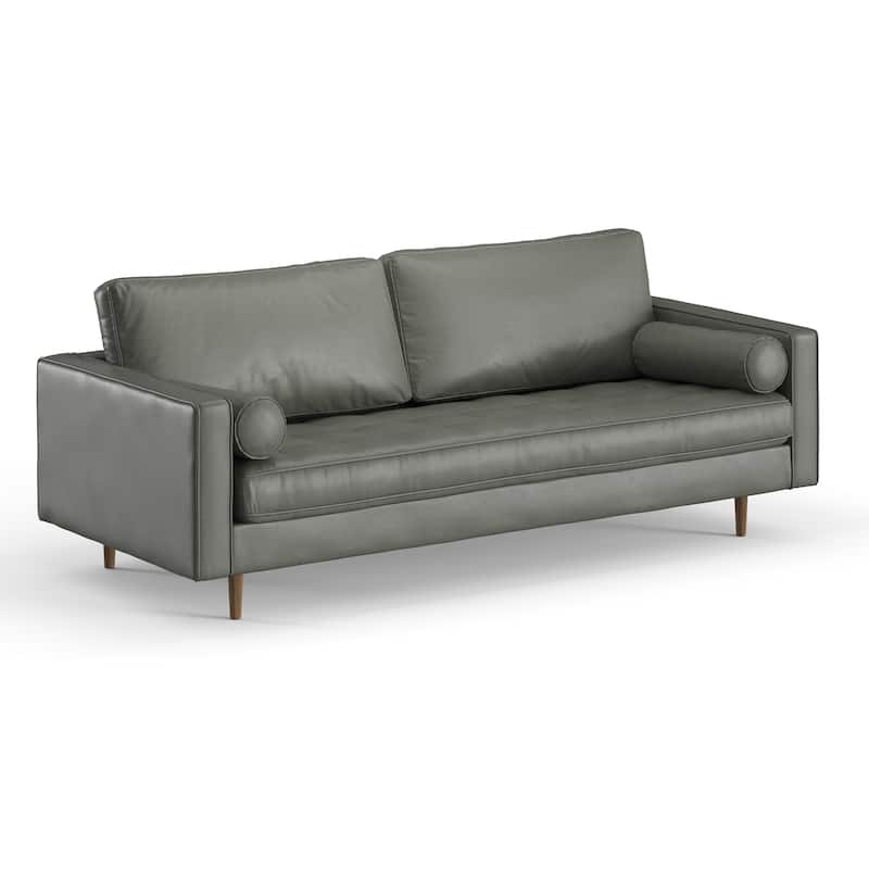 Bloomfield Vegan Leather Sofa - Slate Vegan Leather