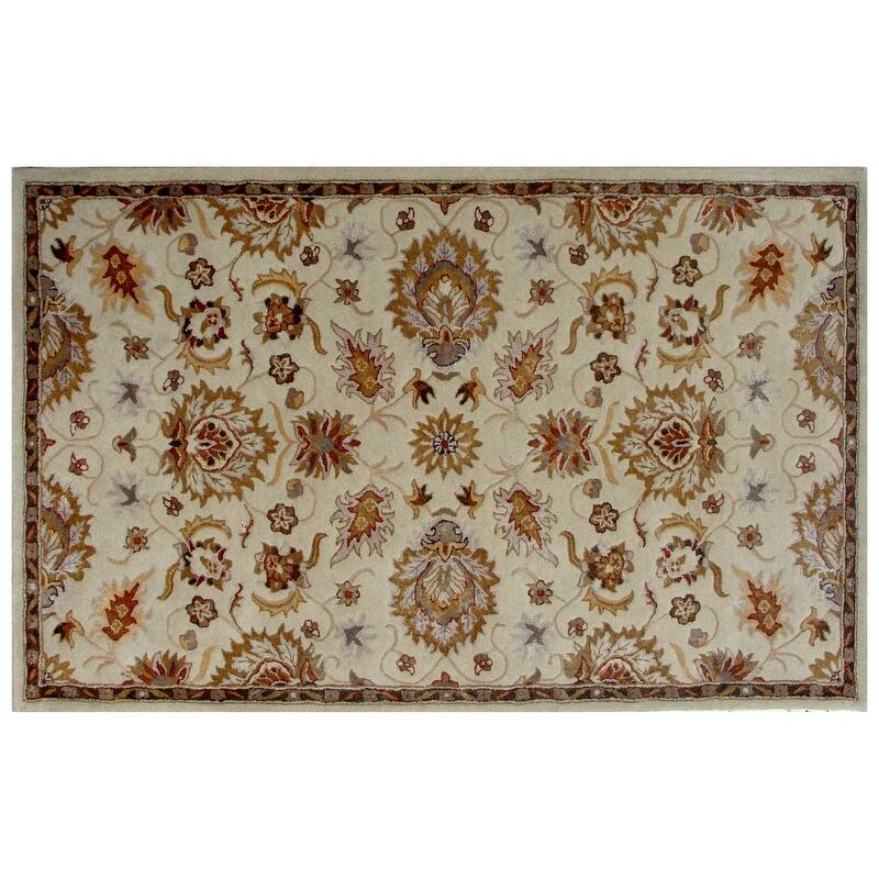 Hand Tufted Non Skid Stain Resistant Area Rug - 96' X '60' X '0.5
