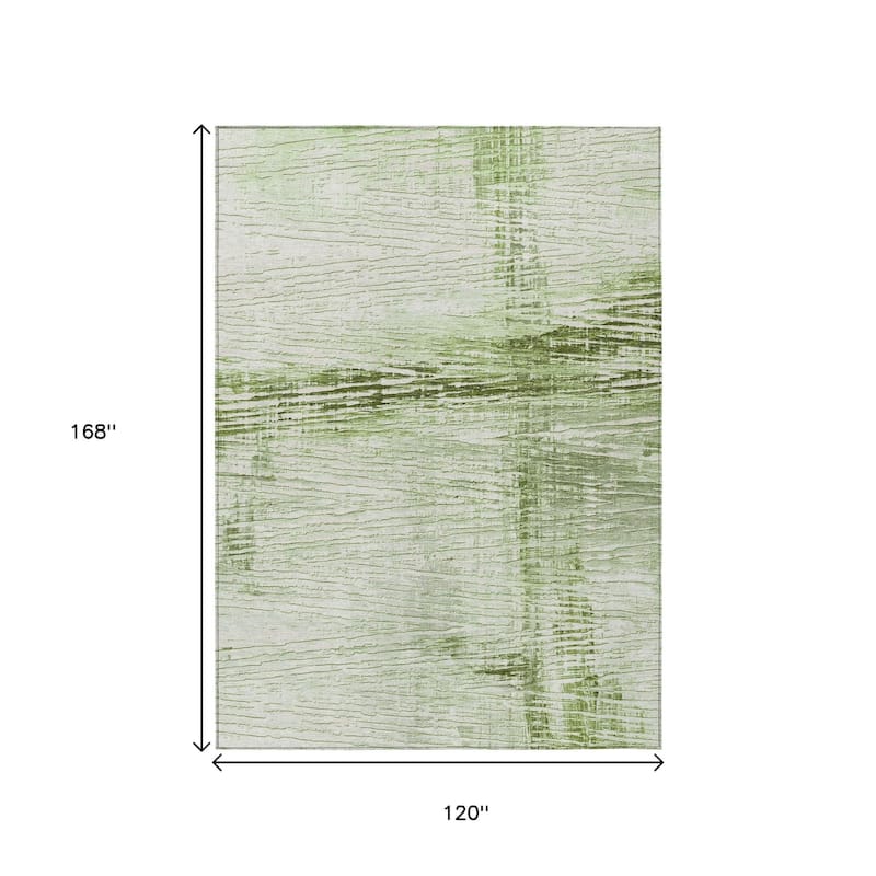 HomeRoots Striped Transitional Rectangle Outdoor Rug