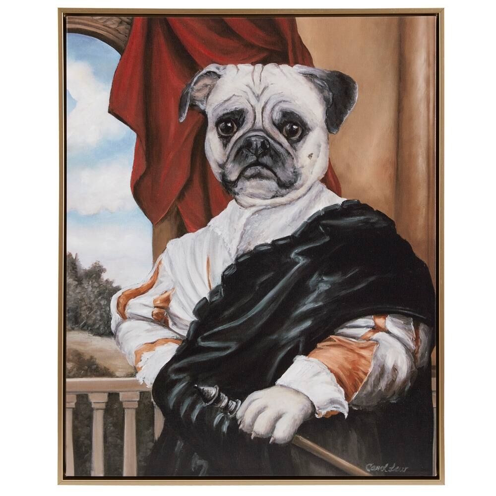 Madison Park Pet Portrait Framed Canvas Wall Art