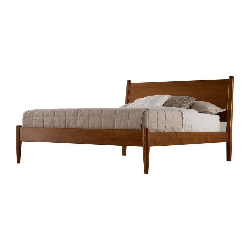 Mid-Century Panel Bed