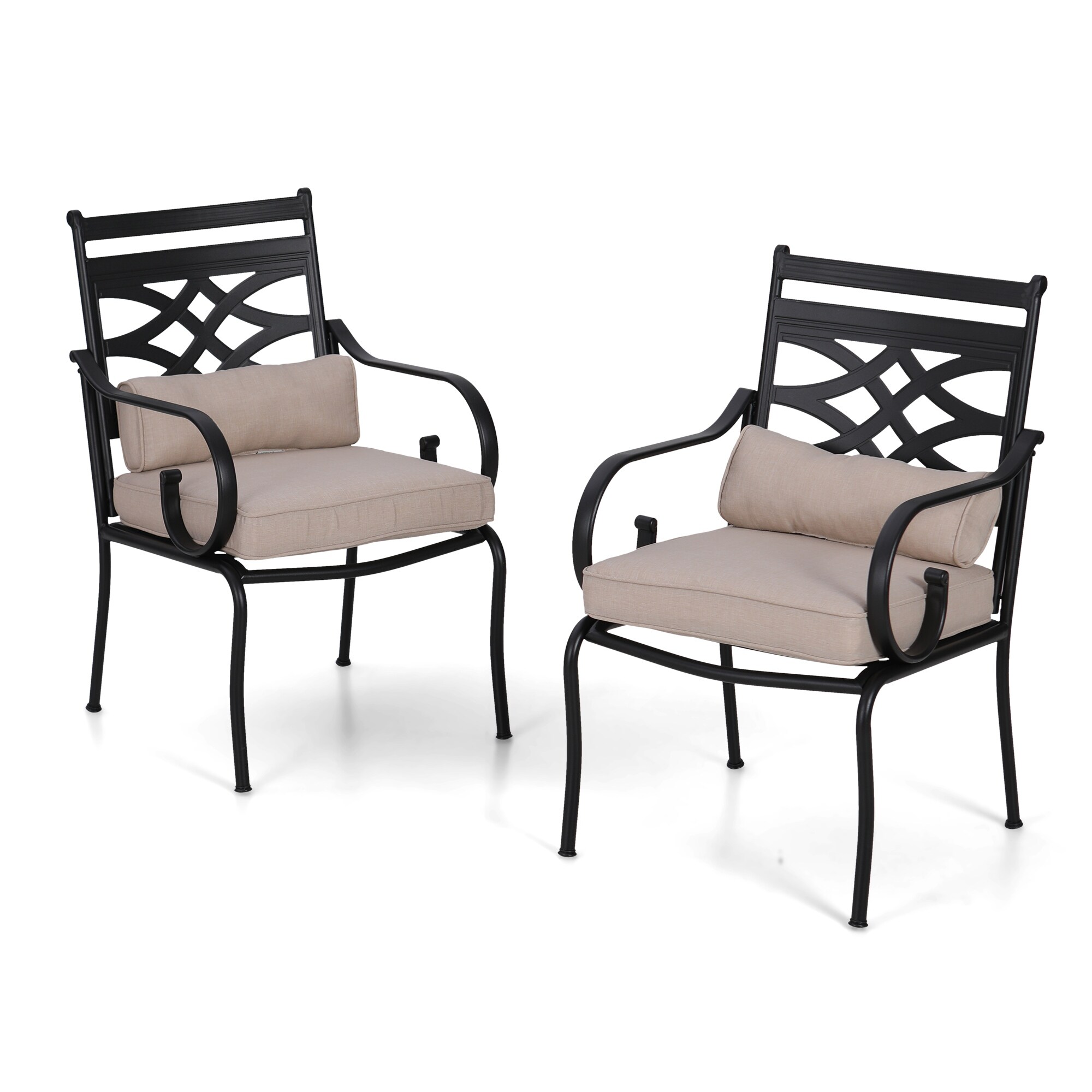 Patio chair sales with lumbar support