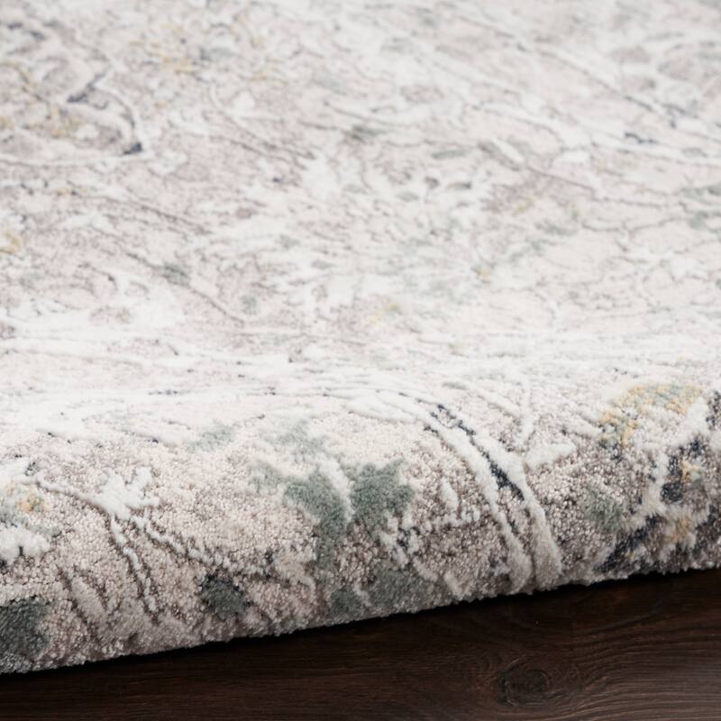 Nourison Distinctive Indoor only Cream / Ivory Persian Area Rug - 7' 10" x 9' 10"