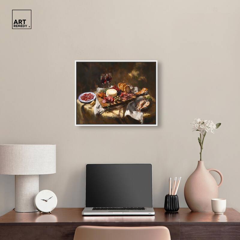 Art of Charcuterie Canvas by Art Remedy