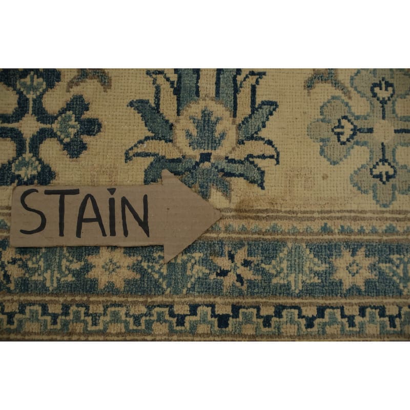 Hand Knotted Oriental 100% Wool Carpet Traditional Floral Green Ziegler Area Rug - 11' 5'' X 8' 11''