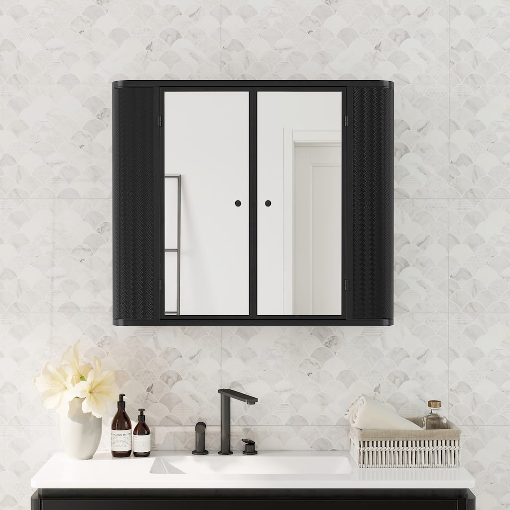 Wall-Mounted Bathroom Cabinet with Mirror