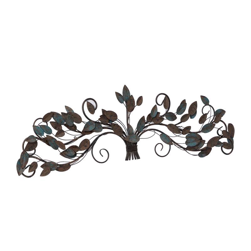 Blue Iron Traditional Wall Decor Floral and botanical