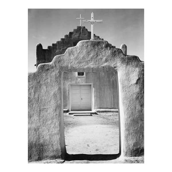 Front View Of Entrance Church Taos Pueblo National Historic Landmark ...