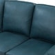preview thumbnail 34 of 44, Rita Living Room 3-Seat Genuine Leather Sofa with Solid Wood Legs and Nailhead