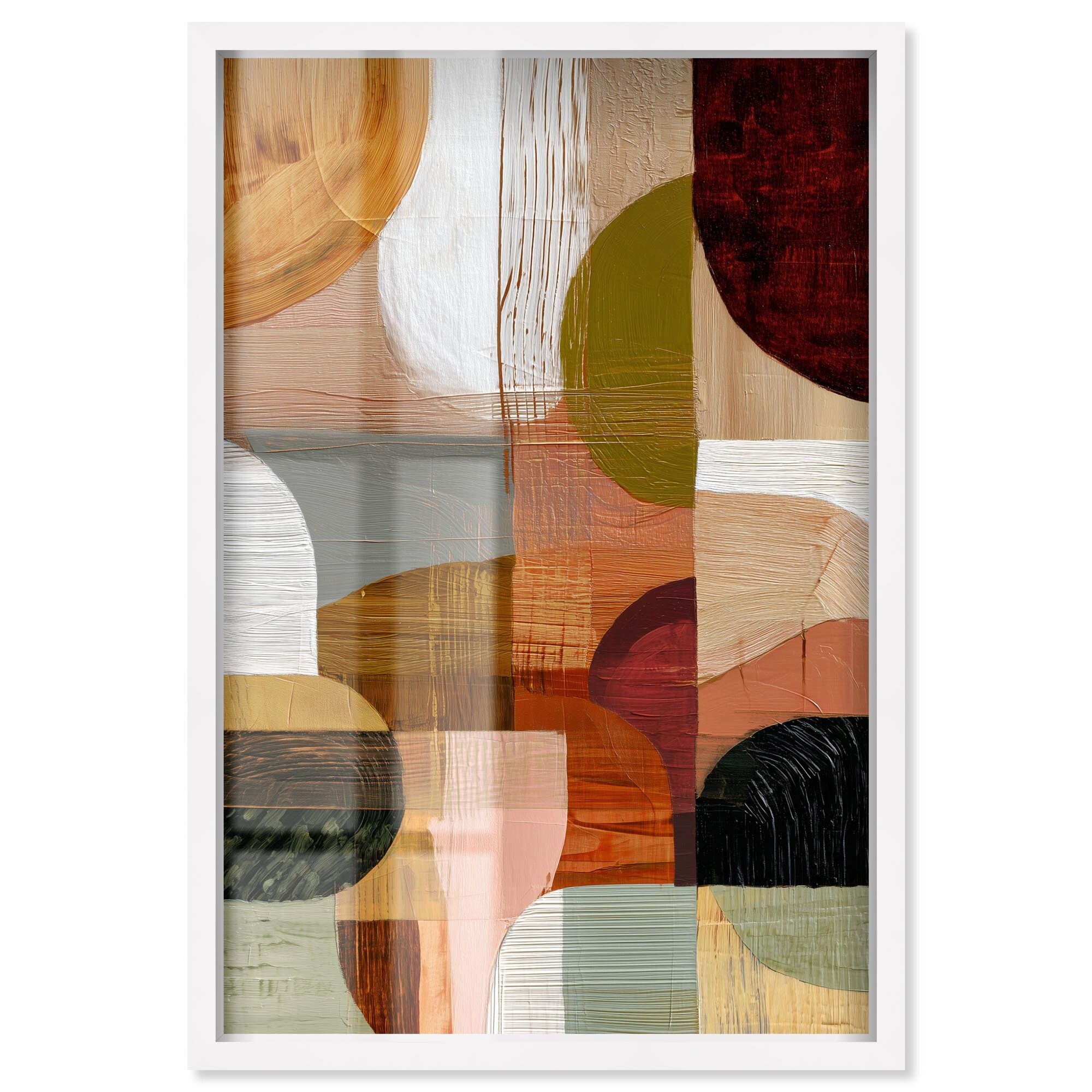 Contemporary II Bright Wall Decor Shadowbox Print by Art Remedy