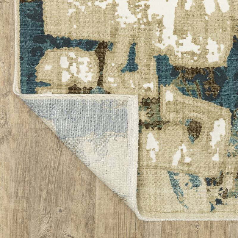 Style Haven Raphael Abstract Beige/ Multi Mixed Pile Area Rug