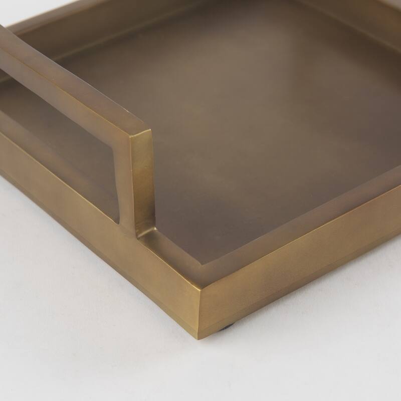 Shay Gold Aluminium Tray (Medium)