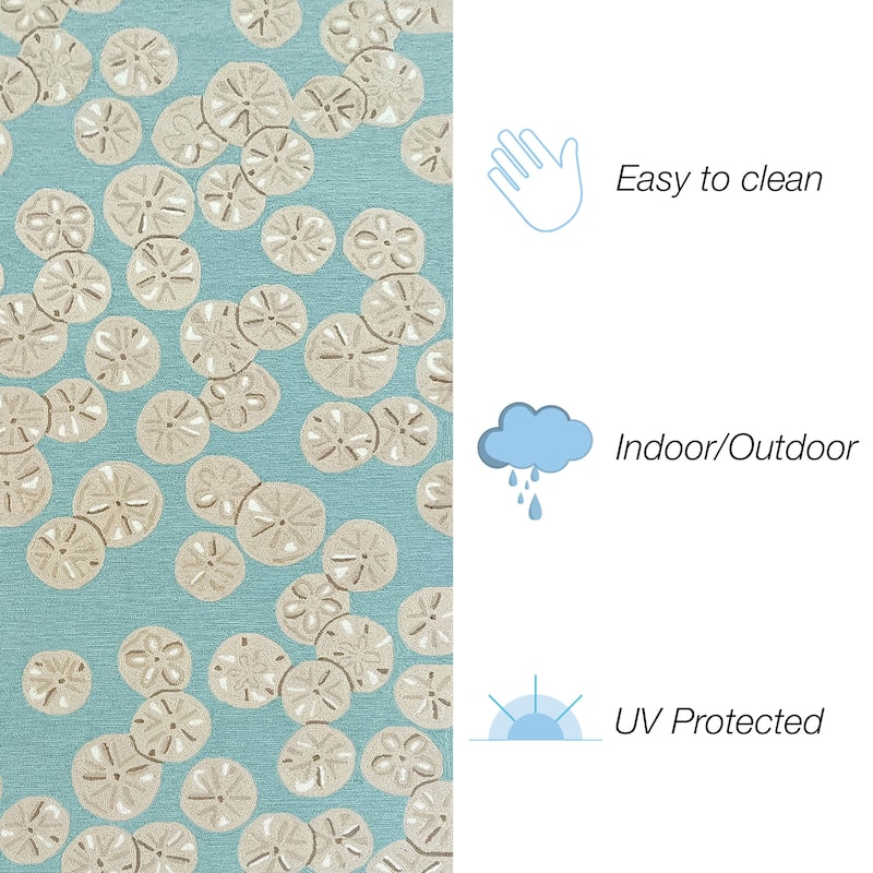 Liora Manne Capri Sea Biscuit Indoor/Outdoor Area Rug