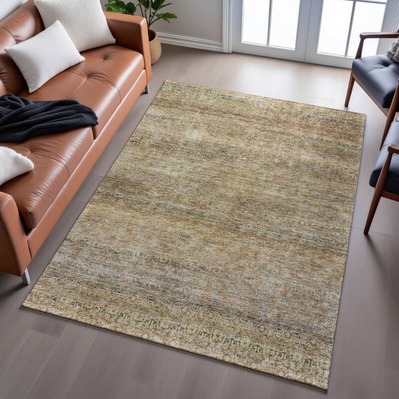Premium Washable Super Soft Ombre Solid Mayfield Rug