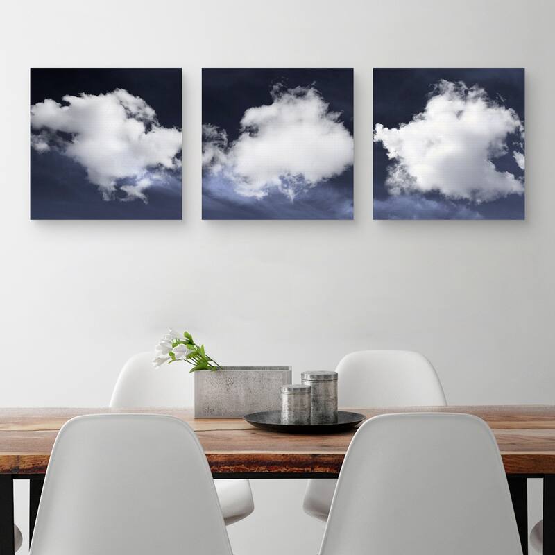 Midnight Whispers I-III by Julia Purinton Canvas Art Prints