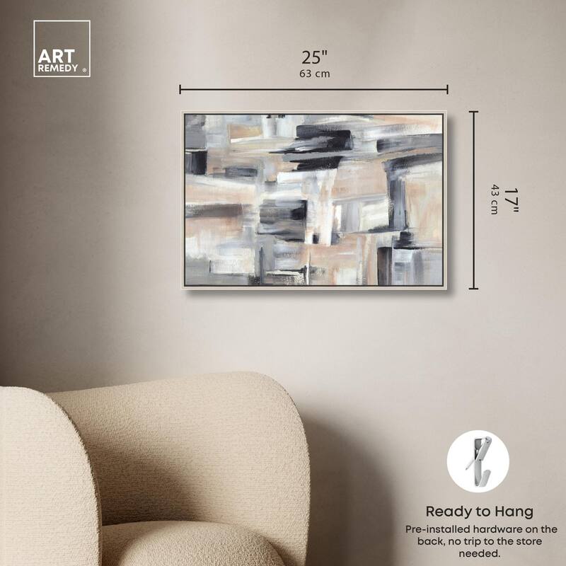 Neutral Nirvana Canvas by Art Remedy