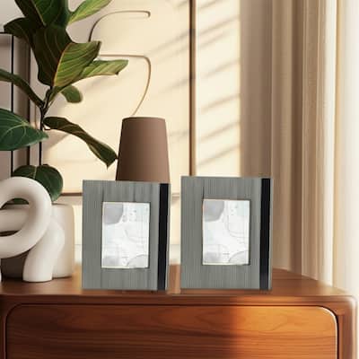Resin Wood Picture Frames Modern Decorative for Stylish Photo Display