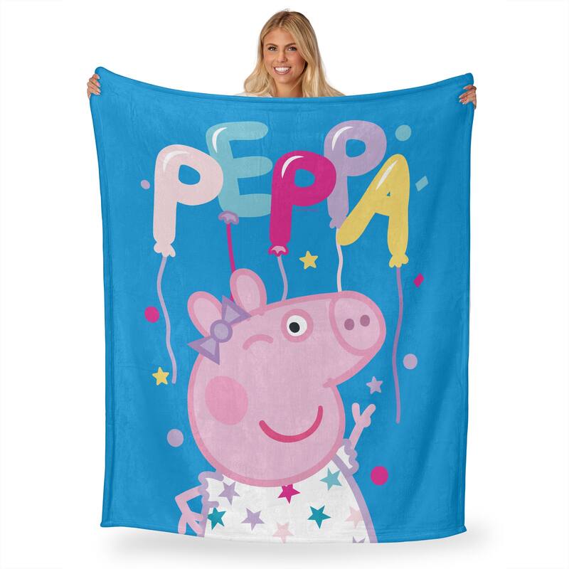 Hasbro Peppa Pig Silk Touch Throw Blanket