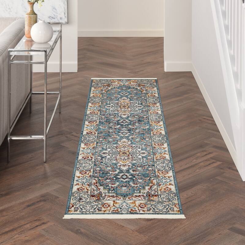 Nourison Geneva Traditional Persian Medallion Area Rug