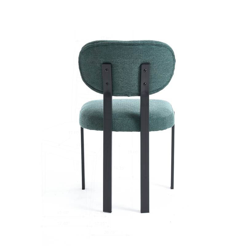 Sophisticated Set of 2 Mid-Century Dining Chairs with Stylish Design