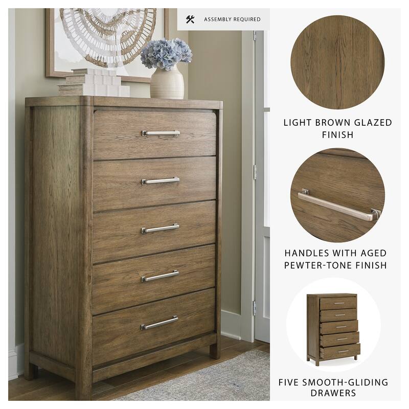 Signature Design by Ashley Cabalynn Light Brown Chest of Drawers