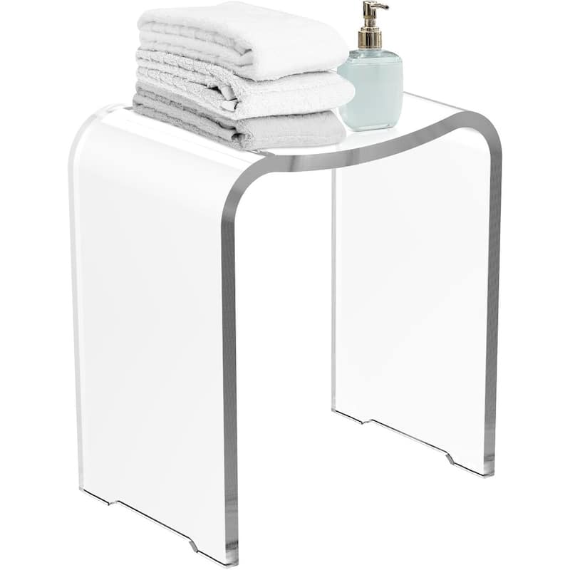Royalcraft Acrylic Shower Bench - Clear
