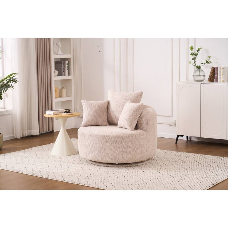 Single Seat Full Sponge Compression Swivel Chair Single Sofa