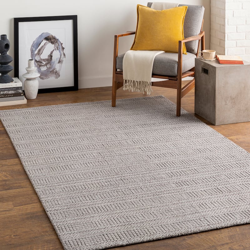 Surya Stellaluna Modern Outdoor Area Rug - 9' x 12' - Slate