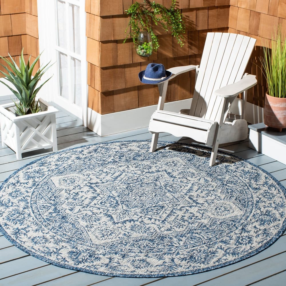 SAFAVIEH Courtyard Guylaine Indoor/ Outdoor Waterproof Patio Backyard Rug