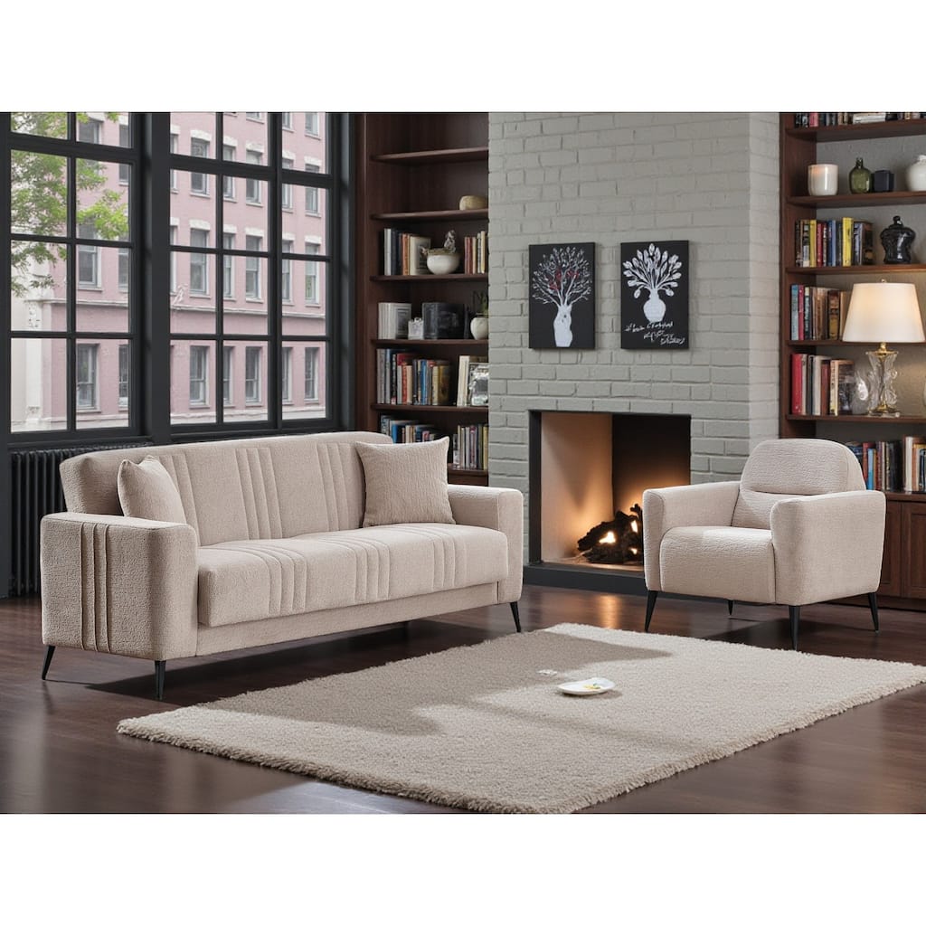 Linyar 2 Pieces Living Room Sets 1 Sofa 1 Chair