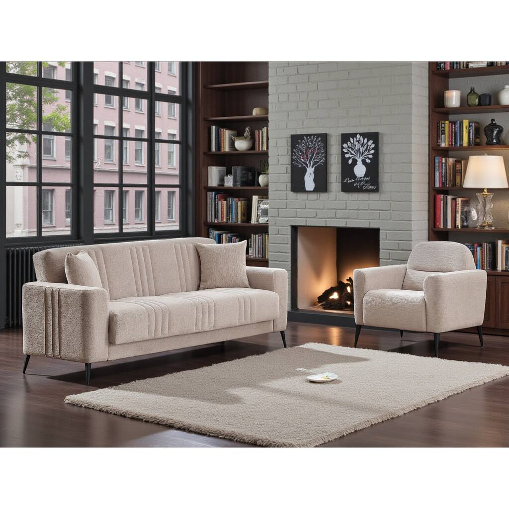 Panterra 3 Pieces Living Room Sets 1 Sofa 2 Chair