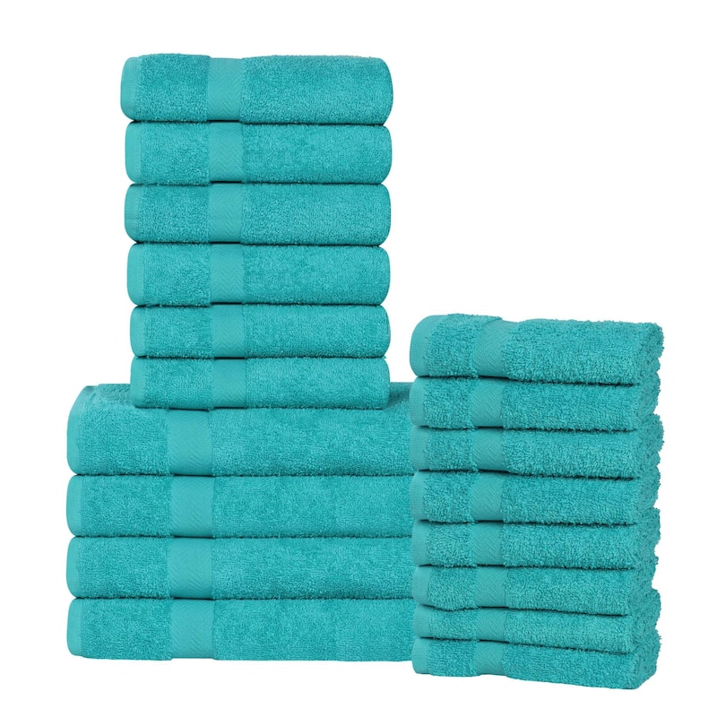 Superior Franklin Cotton Lightweight 18-Piece Assorted Towel Set