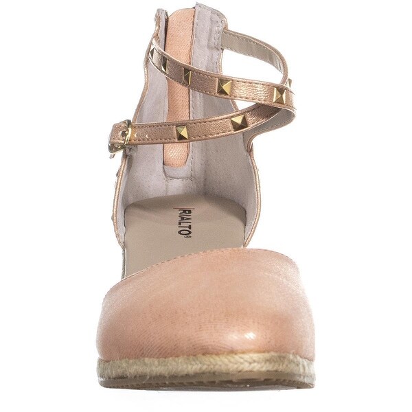 dusty rose wedges