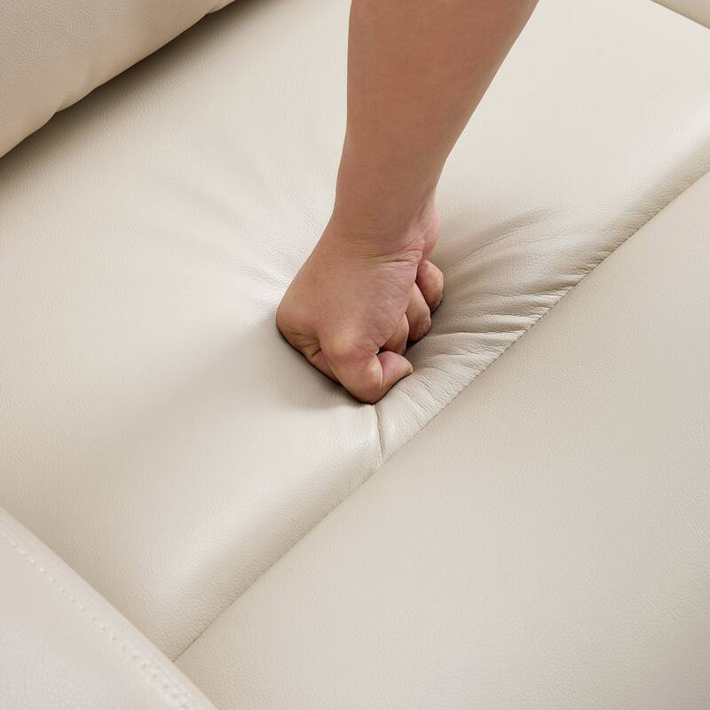 Zero Wall Recliner Loveseat with USB & Type-C Dual Ports, for Small Space, Living Room