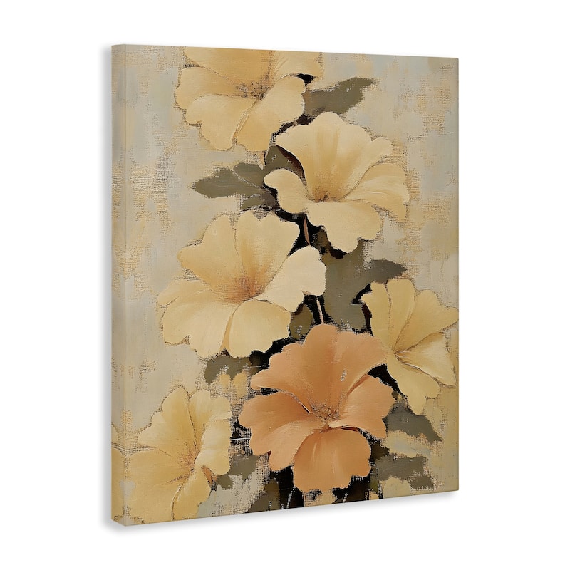 Stupell Muted Vintage Daffodils Canvas Wall Art Design By Franklyn Gregory