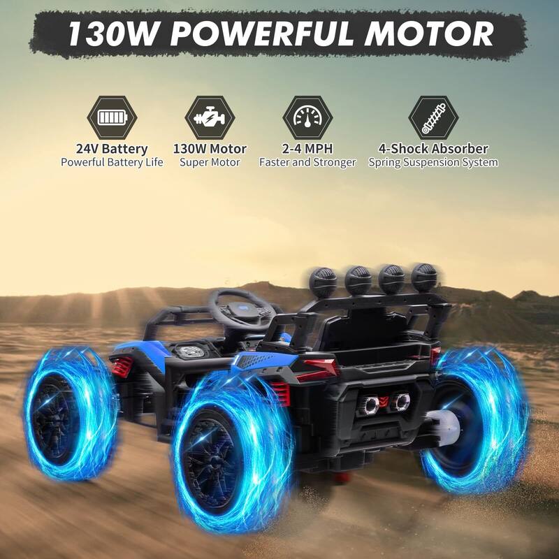 24V Ride on UTV,130w Electric Powered UTV