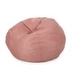 preview thumbnail 63 of 66, Madison Faux Suede 5-foot Beanbag Chair by Christopher Knight Home