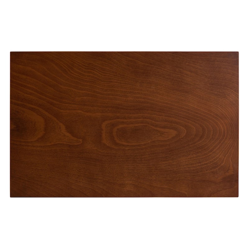 Renaud Modern Grey and Walnut Brown Wood 5-Piece Dining Set