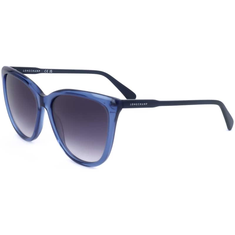 Longchamp Women's 56mm Blue Sunglasses LO718S-400