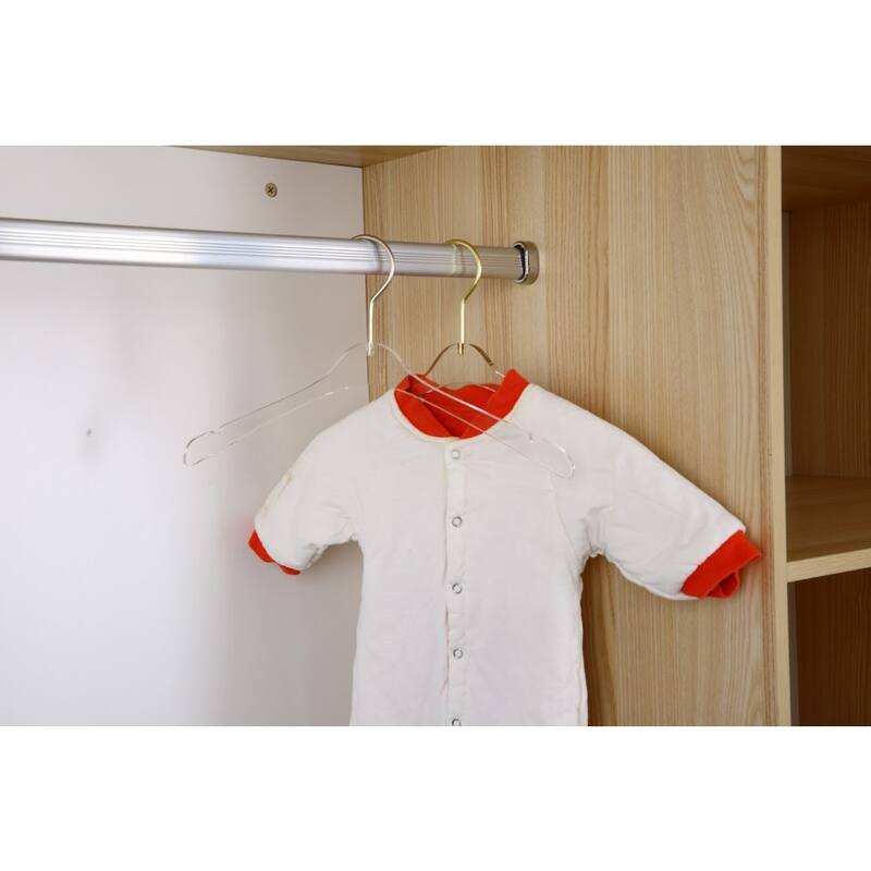 YBM Home Quality Acrylic Clear Hangers