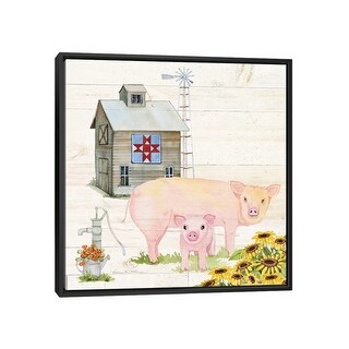 iCanvas "Life On The Farm III" by Kathleen Parr McKenna Framed - Bed ...