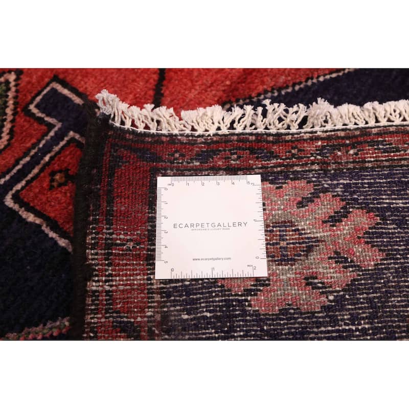 ECARPETGALLERY Hand-knotted Konya Anatolian Navy Wool Rug - 4'5 x 6'9