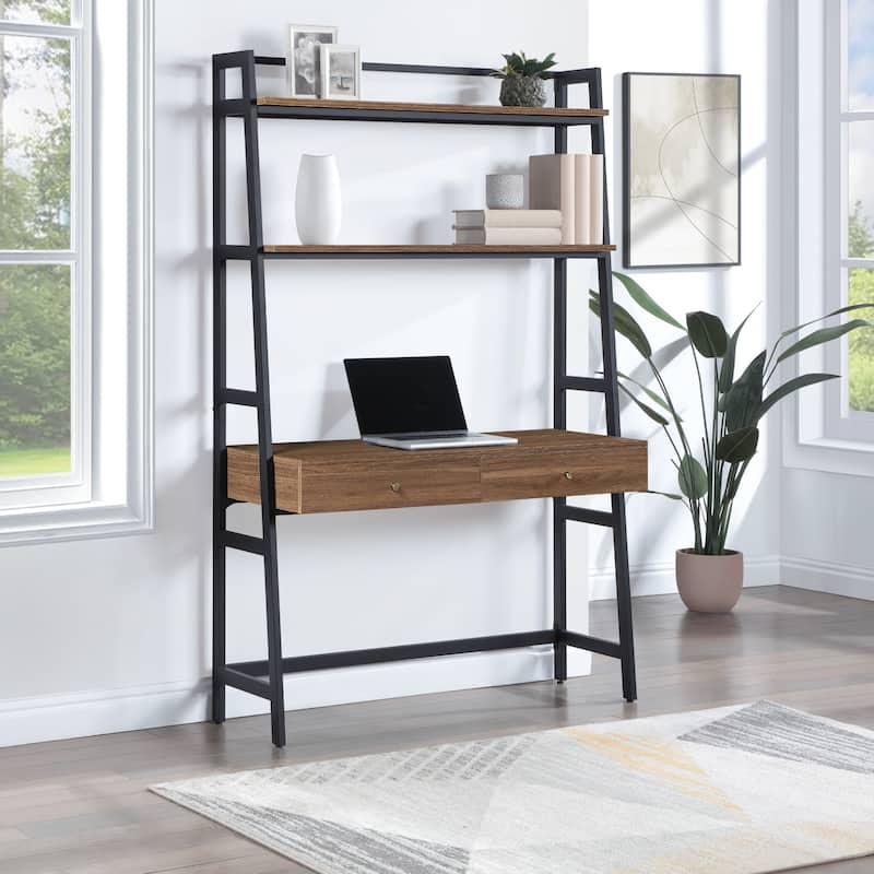 Lancaster 45" Ladder Desk - Walnut