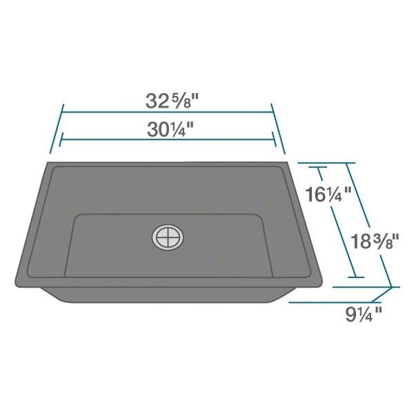 Single Bowl Undermount Granite Quartz Kitchen Sink with Grid and Matching Colored Strainer
