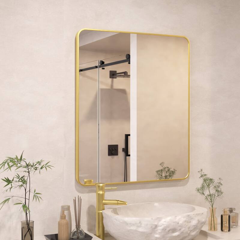 24/30/42/48/60 inch Rectangle Frameless Wall Mounted Bathroom Vanity Mirror