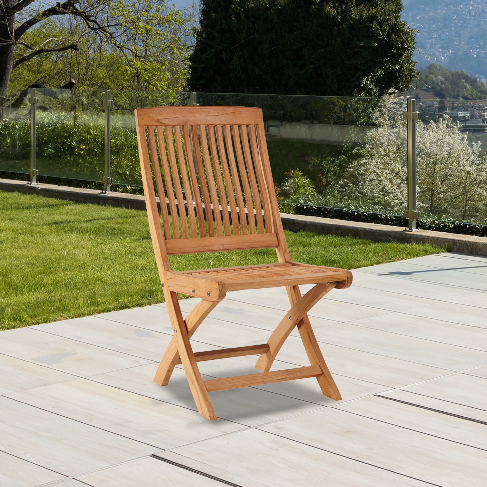 teak outdoor folding chairs