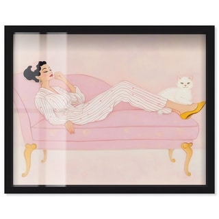 Lady of Leisure Coastal Art Shadowbox Print by Art Remedy - Bed Bath ...